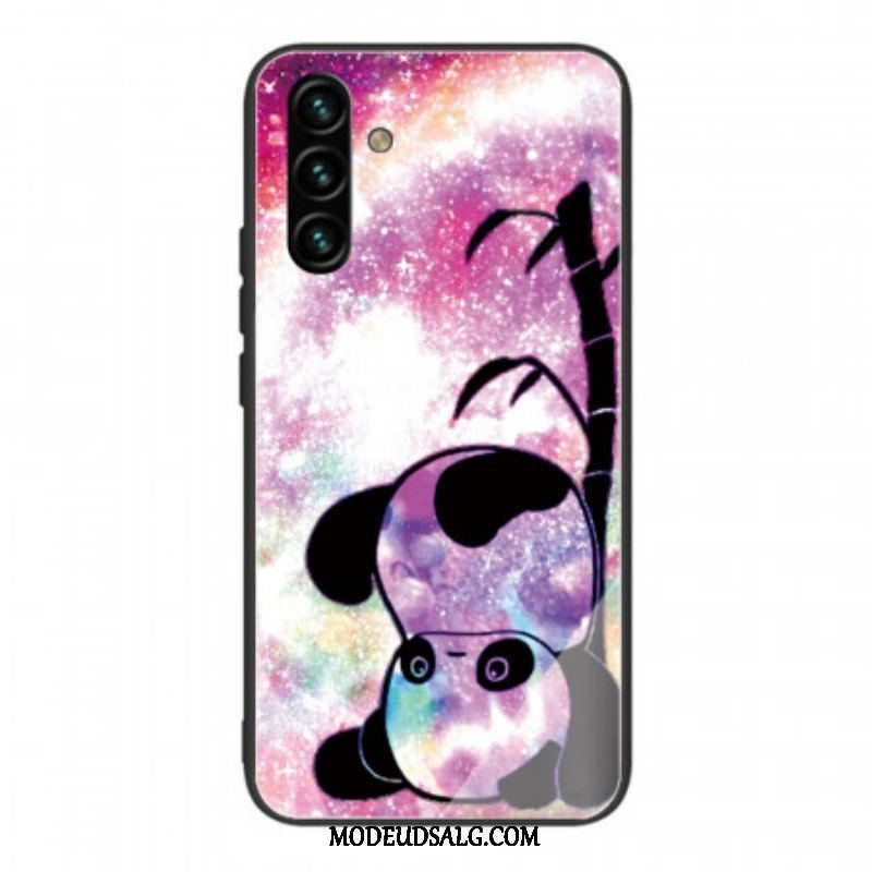 Cover Samsung Galaxy A13 5G / A04s Panda Hærdet Glas