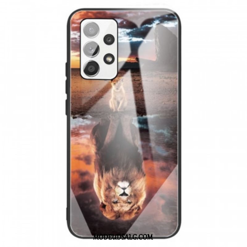 Cover Samsung Galaxy A13 Lion Cub's Dream Hærdet Glas