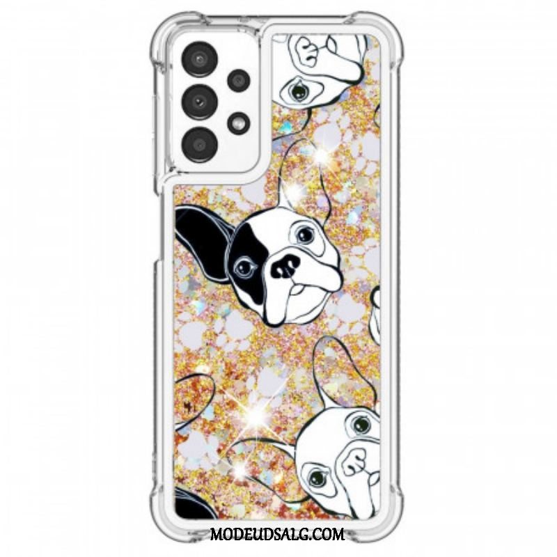 Cover Samsung Galaxy A13 Mr Hunde Pailletter