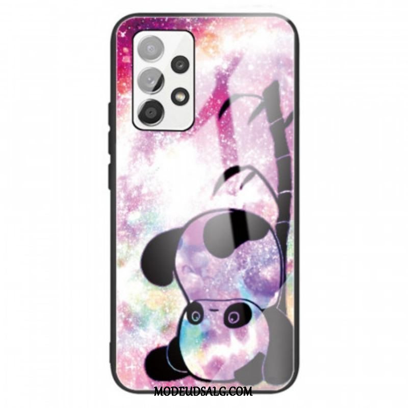 Cover Samsung Galaxy A13 Panda Hærdet Glas