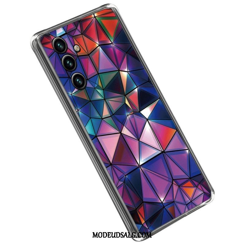 Cover Samsung Galaxy A14 / A14 5G Fleksibel Geometri