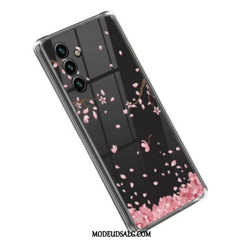 Cover Samsung Galaxy A14 / A14 5G Sømløse Lyserøde Blomster