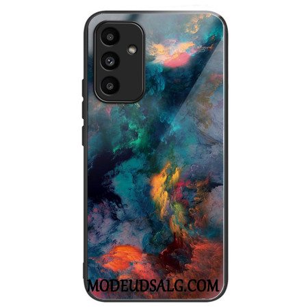 Cover Samsung Galaxy A15 5g Farverige Skyer Af Hærdet Glas