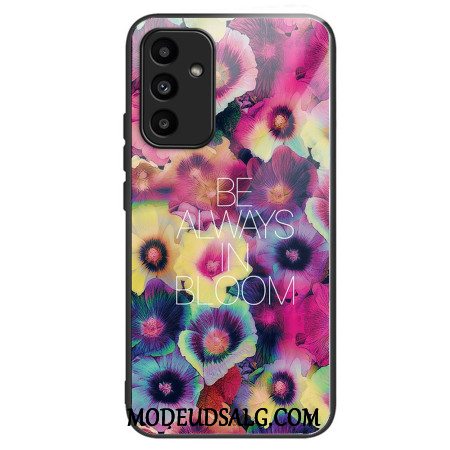 Cover Samsung Galaxy A15 Farverige Blomster Af Hærdet Glas