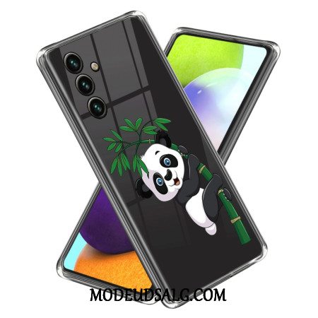 Cover Samsung Galaxy A15 Panda- Og Bambusmønsteretui