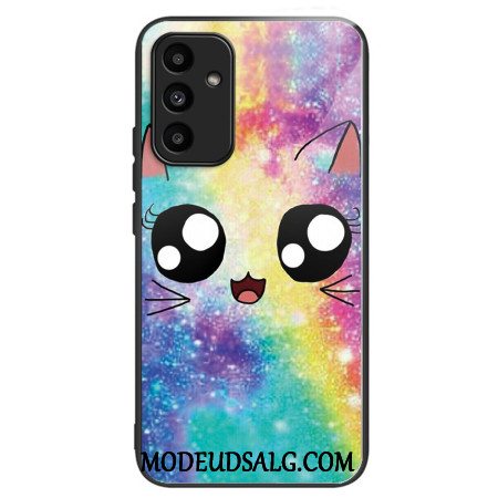 Cover Samsung Galaxy A15 Telefon Etui Galaxy Cat Hærdet Glas