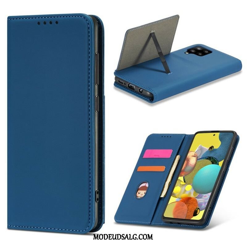 Cover Samsung Galaxy A42 5G Flip Cover Kortholder Stativ