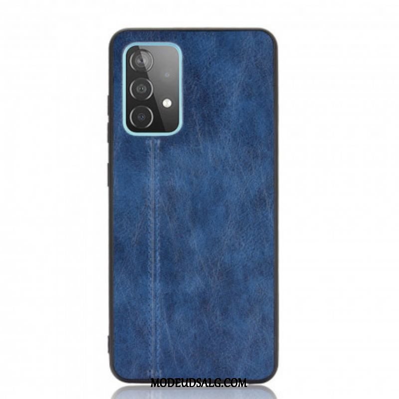 Cover Samsung Galaxy A52 4G / A52 5G / A52s 5G Couture Lædereffekt