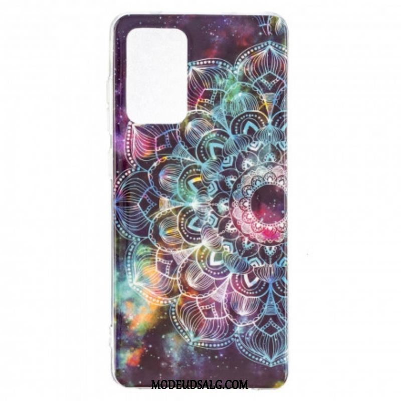 Cover Samsung Galaxy A52 4G / A52 5G / A52s 5G Fluorescerende Farverig Mandala