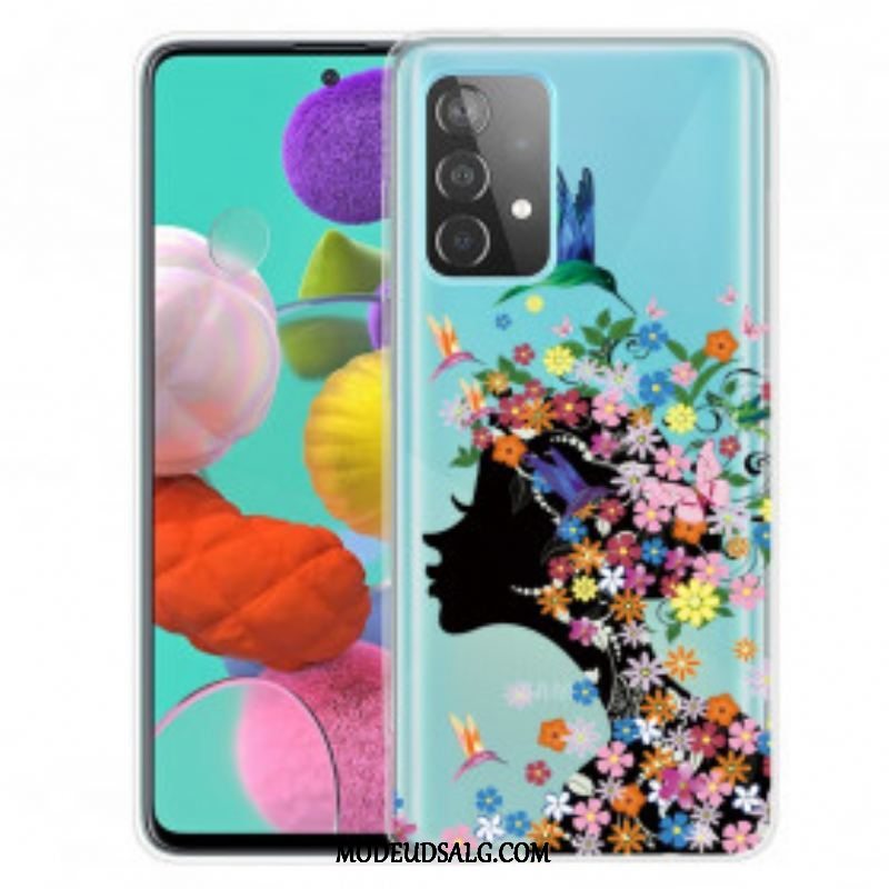 Cover Samsung Galaxy A52 4G / A52 5G / A52s 5G Smukt Blomsterhoved