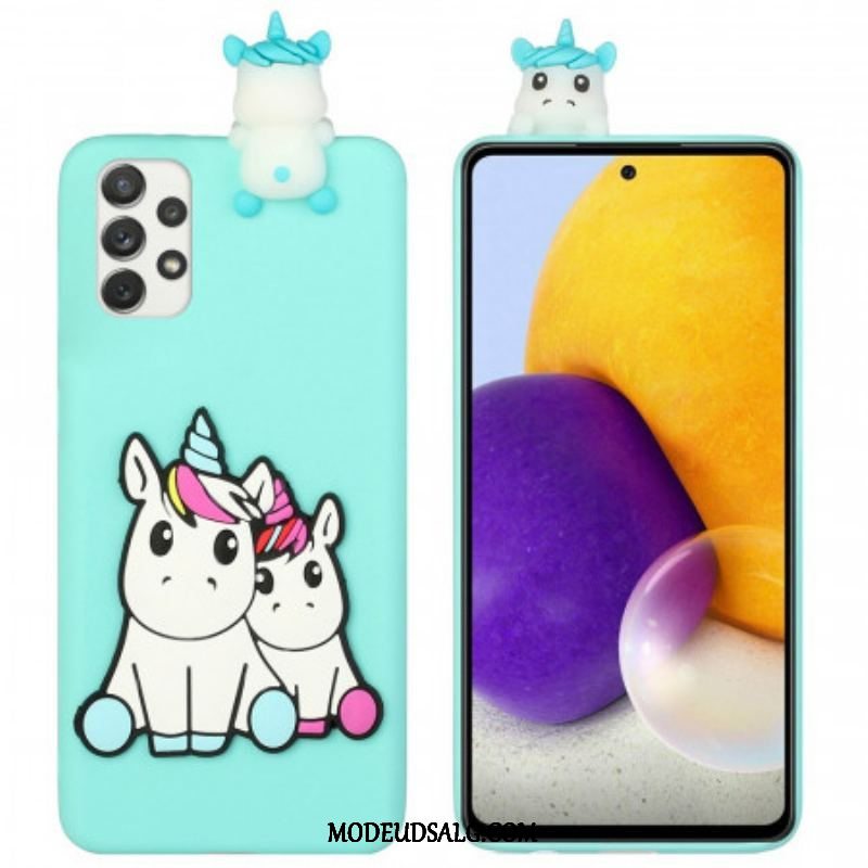 Cover Samsung Galaxy A53 5G 3d Enhjørninger