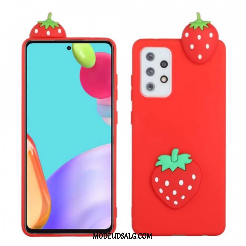 Cover Samsung Galaxy A53 5G 3d Jordbær