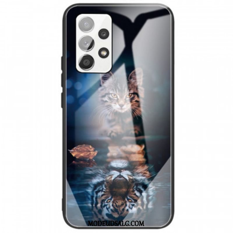 Cover Samsung Galaxy A53 5G Mit Tiger Hærdet Glas