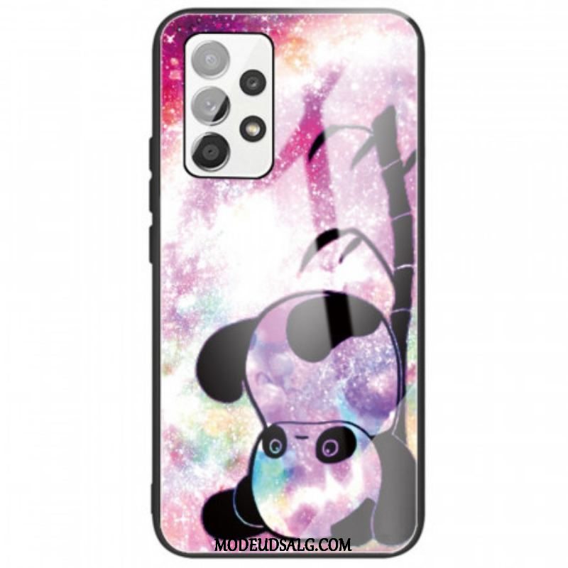 Cover Samsung Galaxy A53 5G Panda Hærdet Glas