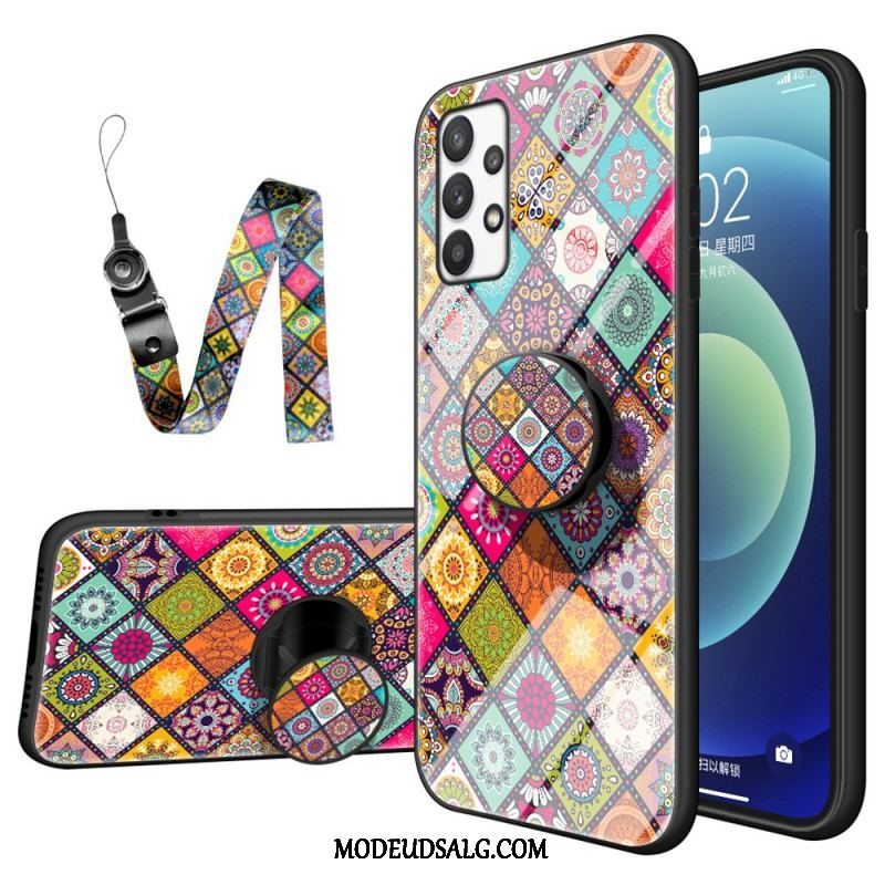 Cover Samsung Galaxy A53 5G Patchwork Magnetisk Holder