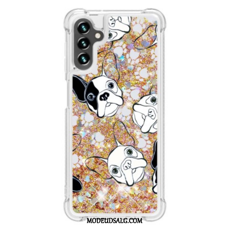 Cover Samsung Galaxy A54 5G Mr Hunde Pailletter