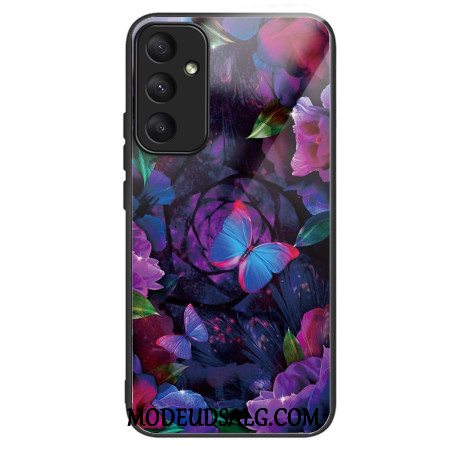 Cover Samsung Galaxy A55 5g Farverige Sommerfugle I Hærdet Glas