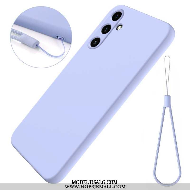 Cover Samsung Galaxy A55 5g Telefon Etui Flydende Silikone Strop