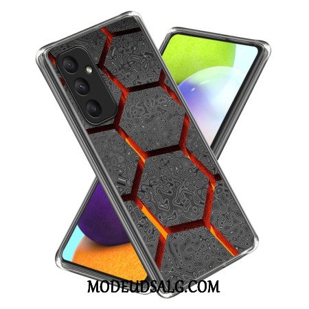 Cover Samsung Galaxy A55 5g Telefon Etui Geometrisk Mørk