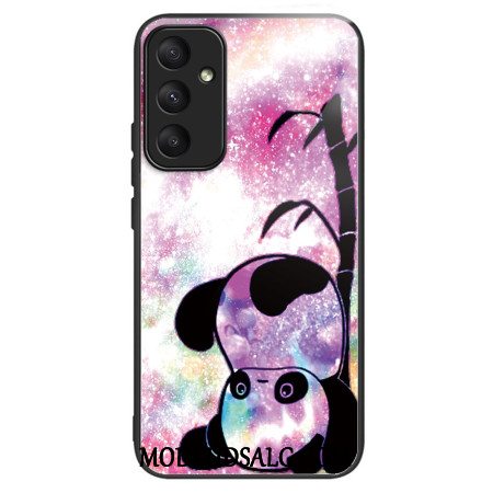 Cover Samsung Galaxy A55 5g Telefon Etui Sød Panda Hærdet Glas