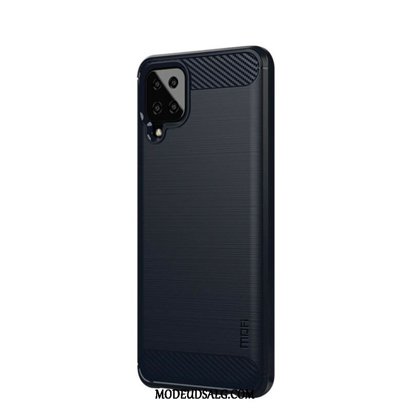 Cover Samsung Galaxy M12 / A12 Mofi Børstet Kulfiber