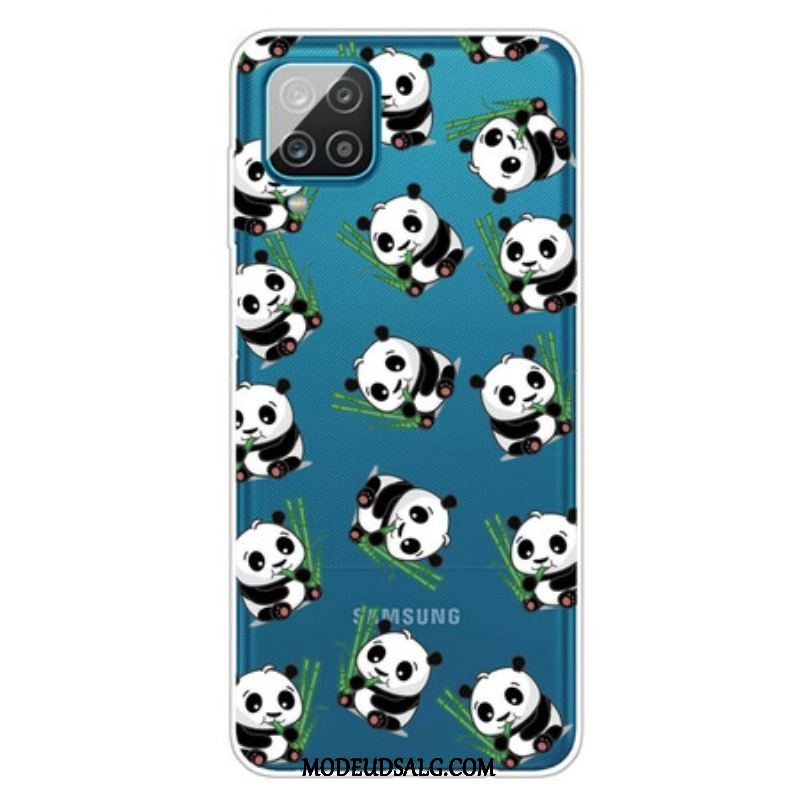 Cover Samsung Galaxy M12 / A12 Små Pandaer