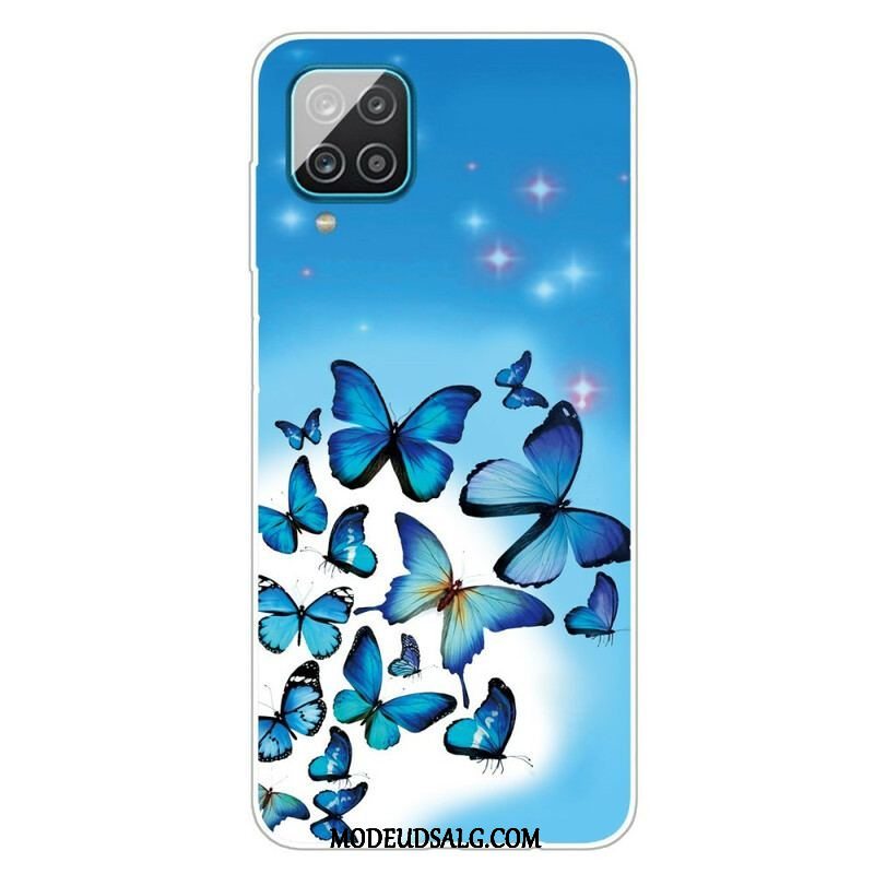 Cover Samsung Galaxy M12 / A12 Sommerfugle Sommerfugle