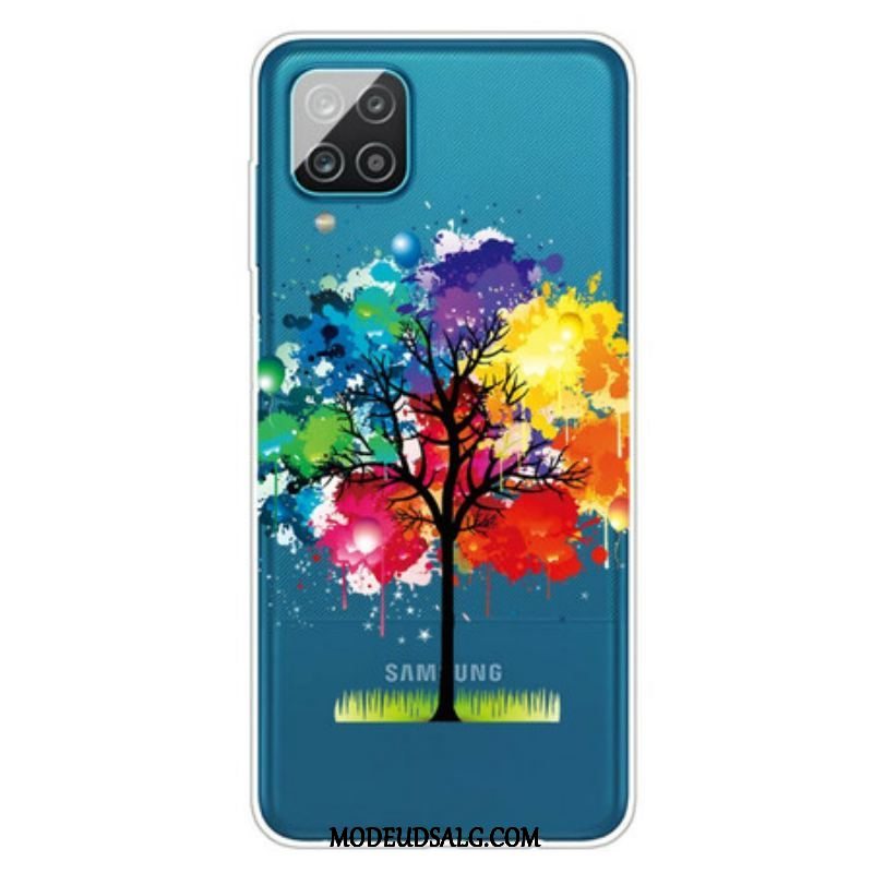 Cover Samsung Galaxy M12 / A12 Sømløst Akvareltræ