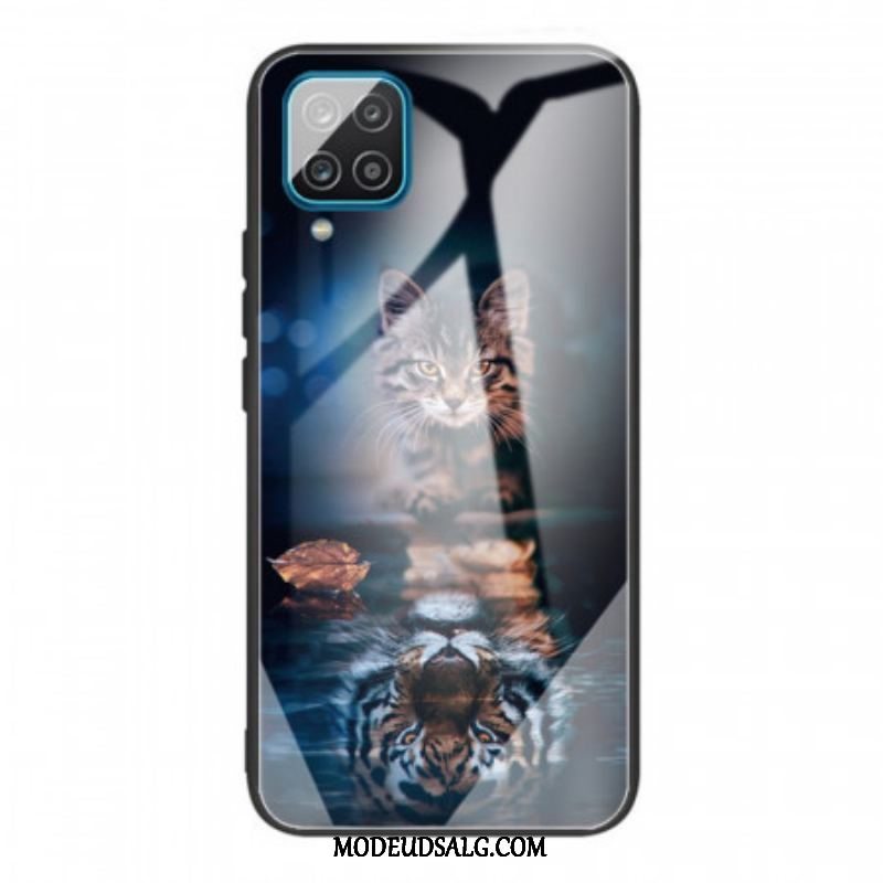 Cover Samsung Galaxy M32 Mit Tiger Hærdet Glas