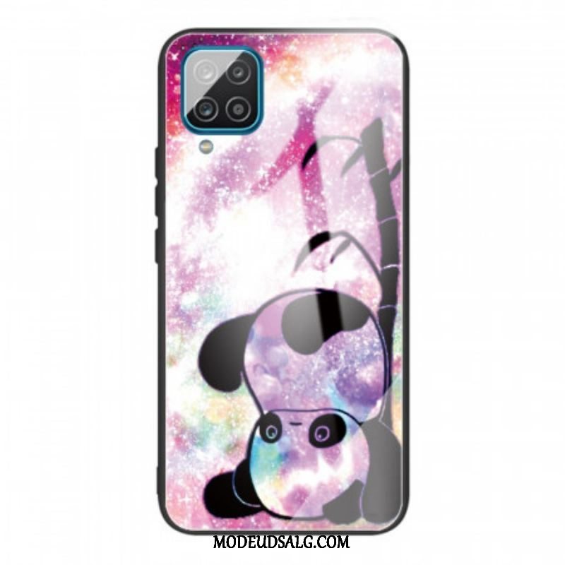 Cover Samsung Galaxy M32 Panda Hærdet Glas