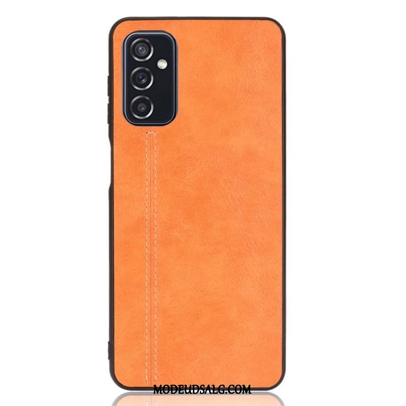 Cover Samsung Galaxy M52 5G Kunstlæder Med Piping