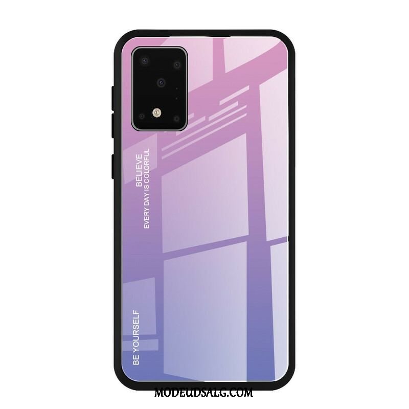 Cover Samsung Galaxy S20 Plus / S20 Plus 5G Hærdet Glas Vær Dig Selv