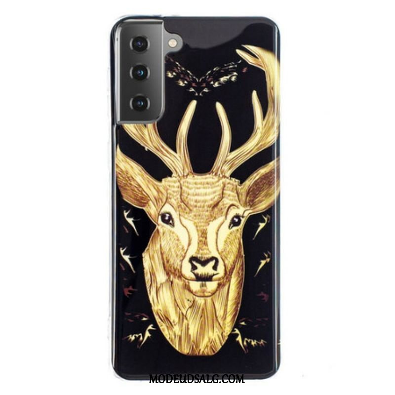 Cover Samsung Galaxy S21 5G Fluorescerende Majestic Deer