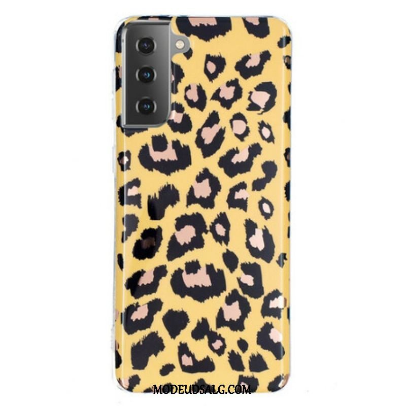 Cover Samsung Galaxy S21 5G Leopard Stil Marmor