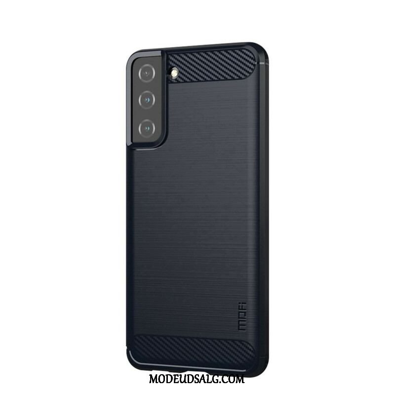 Cover Samsung Galaxy S21 5G Mofi Børstet Kulfiber