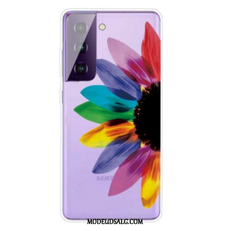 Cover Samsung Galaxy S21 FE Farverig Blomst