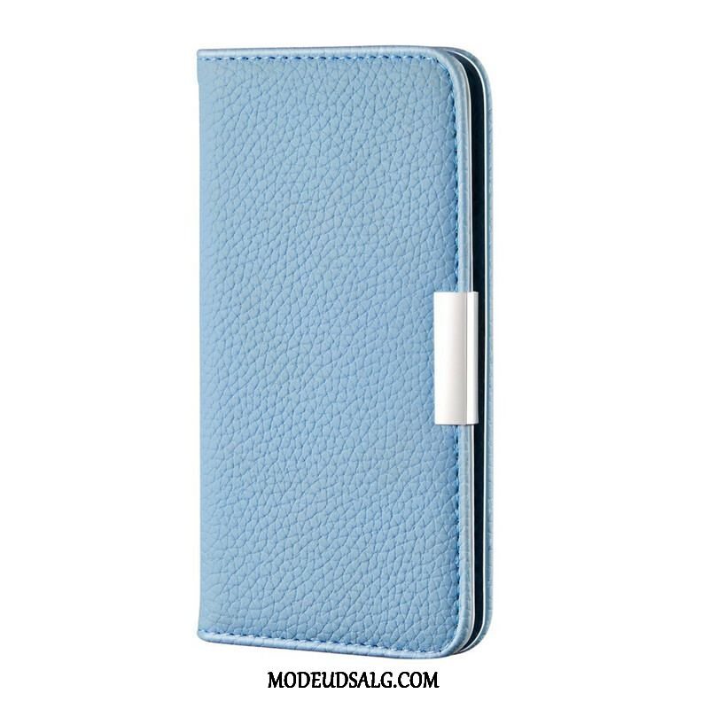 Cover Samsung Galaxy S21 FE Flip Cover Imiteret Læder Litchi Ultra Chic