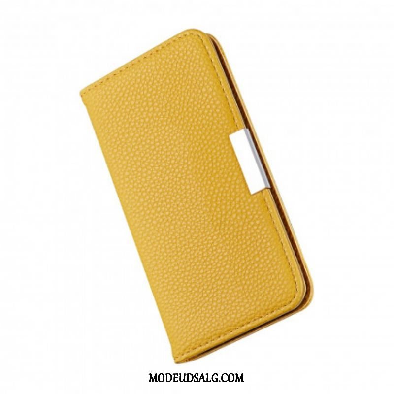 Cover Samsung Galaxy S21 Plus 5G Flip Cover Imiteret Læder Litchi Ultra Chic