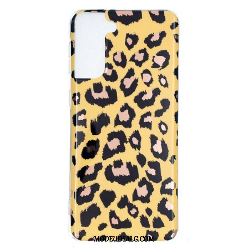 Cover Samsung Galaxy S21 Plus 5G Leopard Stil Marmor