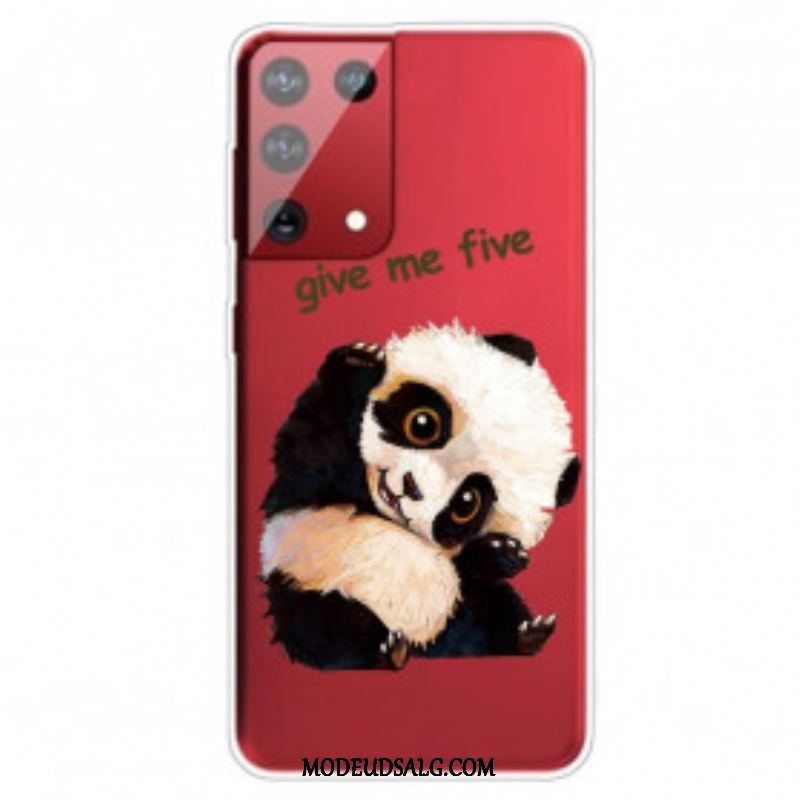 Cover Samsung Galaxy S21 Ultra 5G Panda Giv Mig Fem