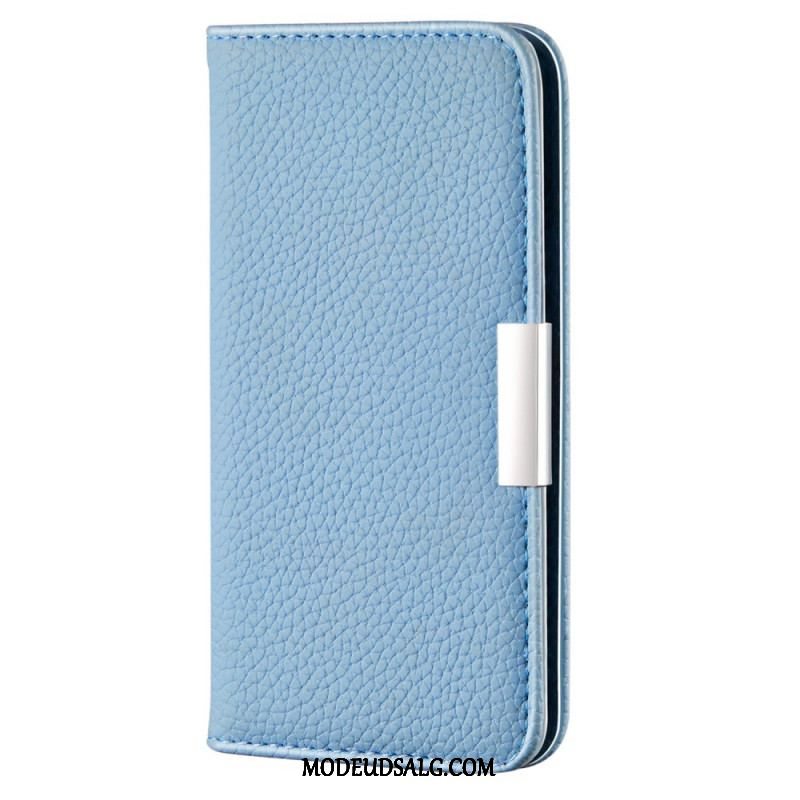 Cover Samsung Galaxy S22 5G Flip Cover Imiteret Læder Litchi Ultra Chic