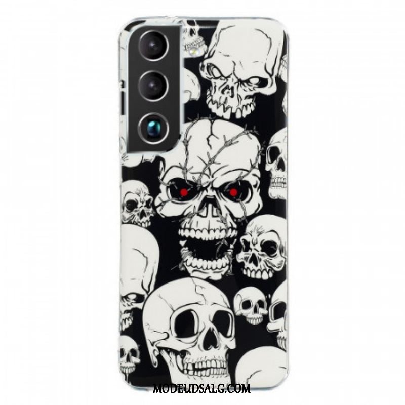 Cover Samsung Galaxy S22 5G Forsigtig Fluorescerende Kranier