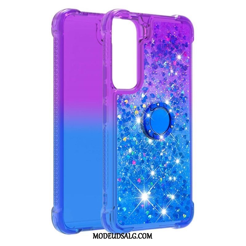 Cover Samsung Galaxy S22 5G Glitter Ring-bracket