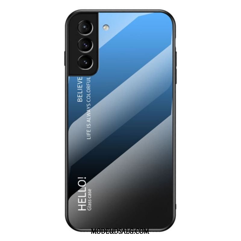 Cover Samsung Galaxy S22 5G Hærdet Glas Hej