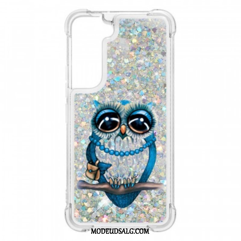 Cover Samsung Galaxy S22 5G Miss Owl Pailletter