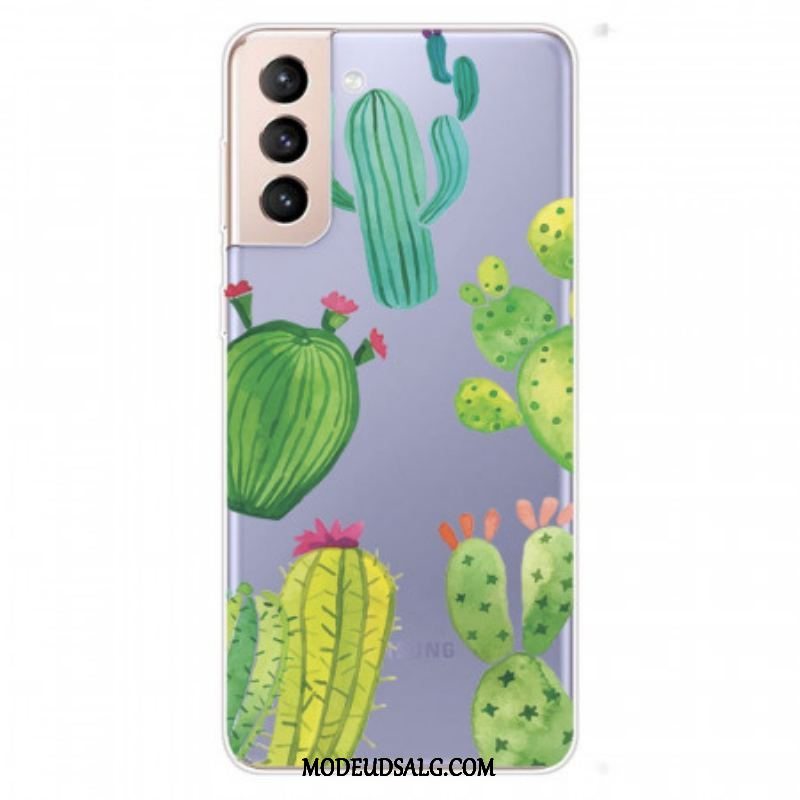 Cover Samsung Galaxy S22 Plus 5G Akvarel Kaktusser