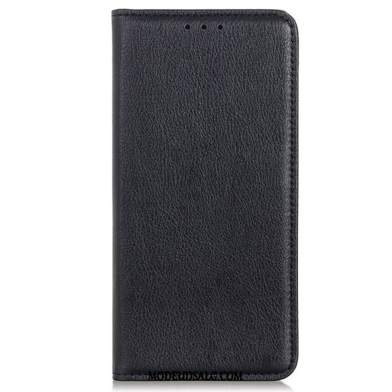 Cover Samsung Galaxy S22 Ultra 5G Flip Cover Elegance Split Litchi Læder