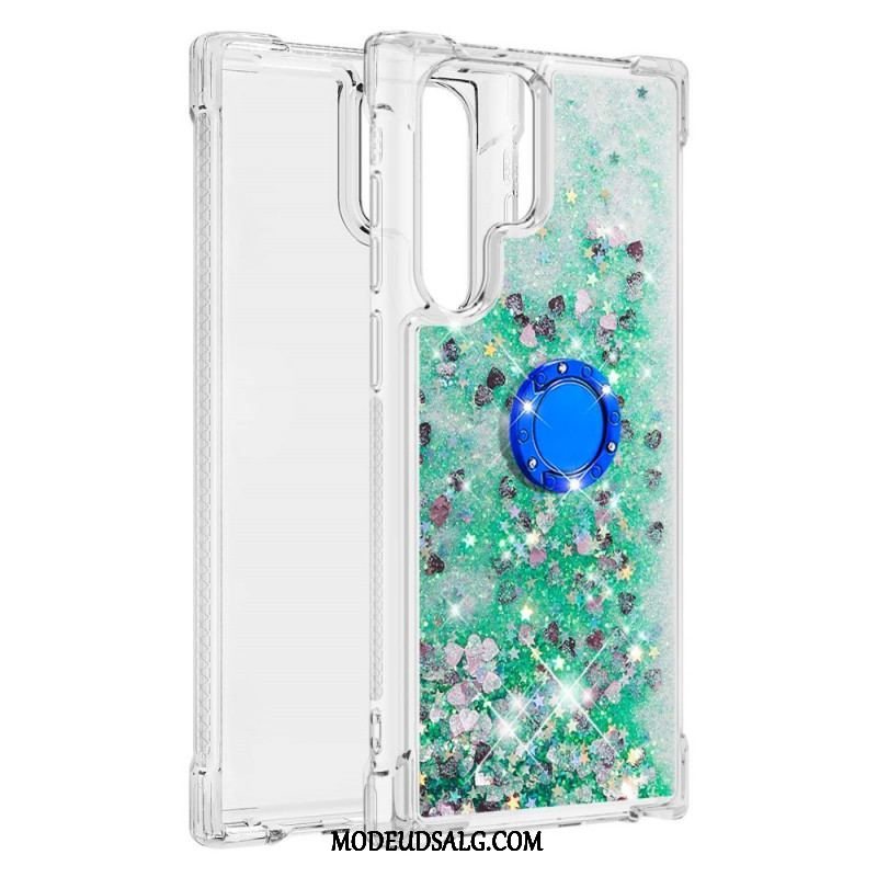 Cover Samsung Galaxy S22 Ultra 5G Glitter Ring-bracket