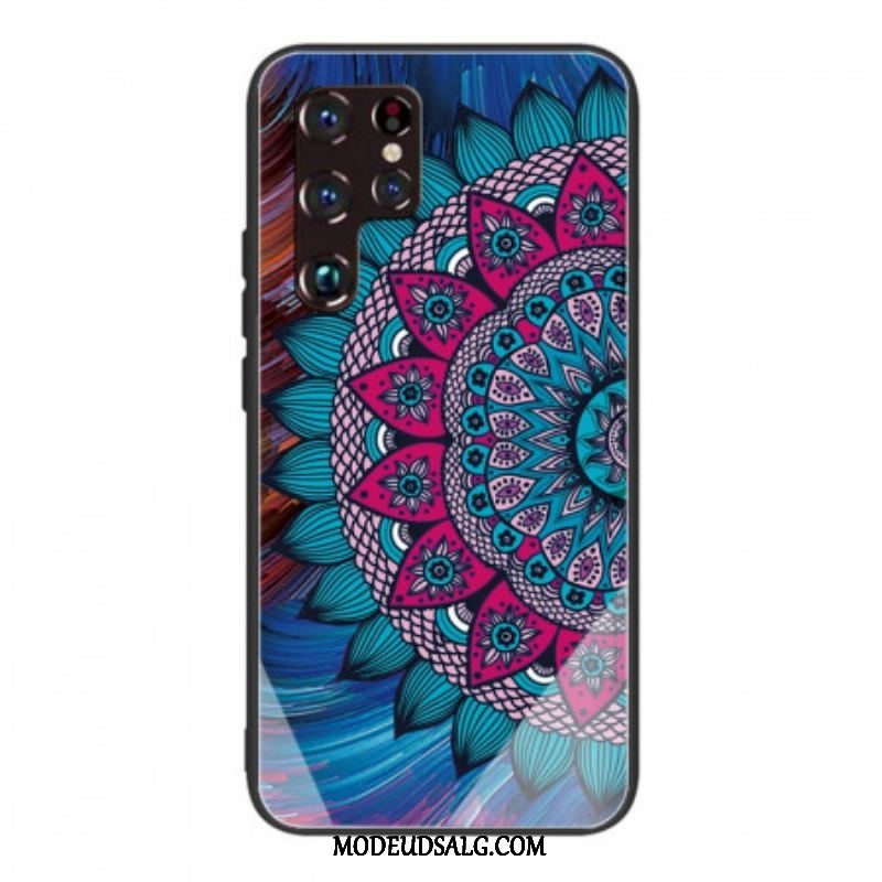 Cover Samsung Galaxy S22 Ultra 5G Mandala Hærdet Glas