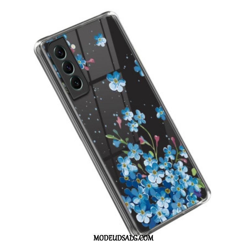 Cover Samsung Galaxy S23 5G Blå Blomster